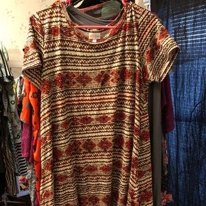 XS LuLaRoe Carly EUC